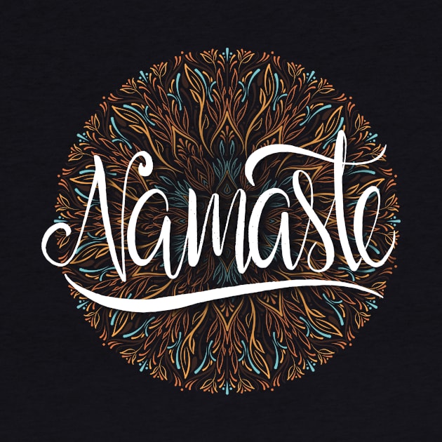 Namaste yoga - meditation spirituality shirt - hindu by OutfittersAve